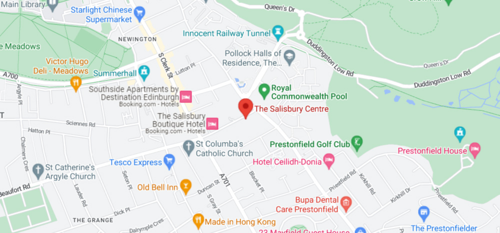 The Salisbury Centre map